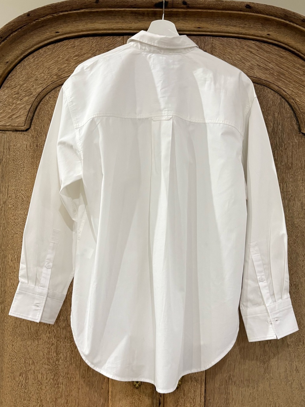 J.Crew White Étienne oversized button-up shirt in lightweight oxford S NWT - Picture 7 of 8